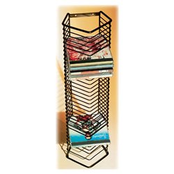 Atlantic Onyx CD Tower - Steel (1209)