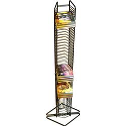 Atlantic Onyx CD Tower - Steel (1248)