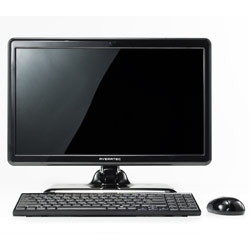 AVERATEC Averatec D1130EA1E-1 All In One Desktop Computer 18.4 WXGA TFT LCD Intel Atom 1.6GHz 1GB DDR2 160GB Intel GMA 950 Windows XP Home (w/ Keyboard & mouse)