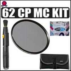 B&W B+W 62mm Circular Polarizer MC Polarizing Lens Filter Kit f/Nikon 16-85/3.5-5.6G AF-S DX ED