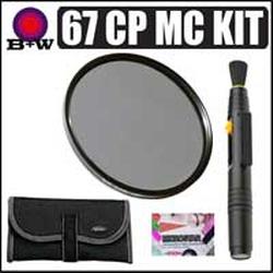 B&W B+W 67mm Circular Polarizer MRC C-Pol Filter Kit for Canon EF 70-200/4 L IS USM