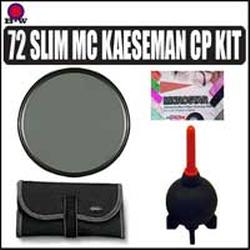 B&W B+W 72mm Kaesemann Circular Polarizing Filter Kit for Nikon 18-200/3.5-5.6 G ED-IF AF-S VR DX