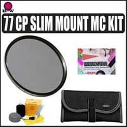 B&W B+W 77mm Circular Polarizer Slim Mount Multicoated Filter Kit for Canon EF-S 10-22/3.5-4.5 USM