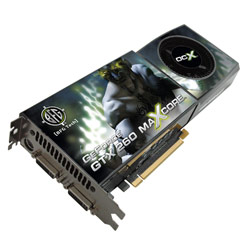 BFG GeForce GTX 260 OCX MAXCORE 896MB GDDR3 448-bit PCI-E 2.0 DirectX 10 Video Card