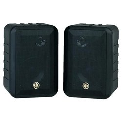 BIC America RTRV44-2 Indoor/Outdoor Speaker - 3-way Speaker - Magnetically Shielded - Black