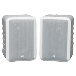 BIC America RTRV44-2W Indoor/Outdoor Speaker - 3-way Speaker - Magnetically Shielded - White