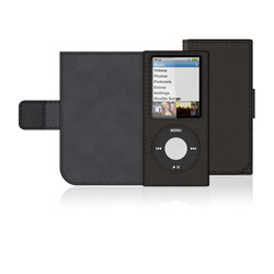 BELKIN COMPONENTS Belkin Eco-Conscious Folio for iPod nano - Leather - Black
