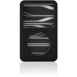 Belkin Laser Etch iPod Case - Silicon - Black, White