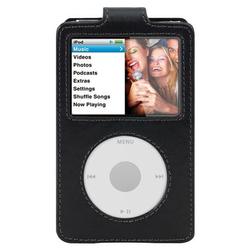 Belkin Sleeve for iPod classic - Leather - Black (F8Z386)