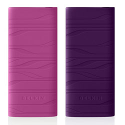 Belkin Sonic Wave Silicone Sleeve for iPod nano (4th Gen) - Pink/Purple