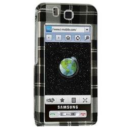 Wireless Emporium, Inc. Black & White Checkered Snap-On Protector Case Faceplate for Samsung Behold T919