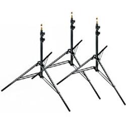 Bogen Manfrotto 306BSET Pack Of 3 X 8 Black Stacker Stands + 015 Top Replaces 3321B-