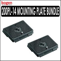 Bogen Manfrotto Two 200PL-14 Quick Release Mounting Plates