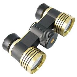 Bower B0327 3x27 Opera Glasses - Black with Gold Accents