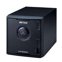 BUFFALO TECHNOLOGY (USA) INC. Buffalo LinkStation Quad 1TB 7200RPM USB 2.0 RAID Network Attached Storage