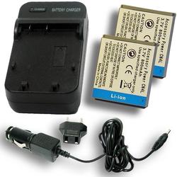 Accessory Power CANON NB-4L Equivalent CB-2LV Charger & Battery 2-Pack Combo for PowerShot / IXUS Digital Cameras