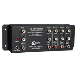 Ce Labs CE Labs AV 400 Prograde Composite A/V Distribution Amplifiers (4-out)