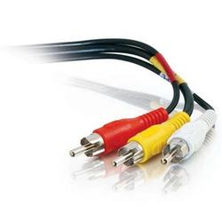 CABLES TO GO Cables To Go Value Series RCA Type Audio Video Cable - 3 x RCA - 3 x RCA - 12ft - Black
