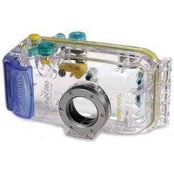 CANON USA - DIGITAL CAMERAS Canon Camera Case - Front Loading - Neck Strap - Plastic - Blue, Clear