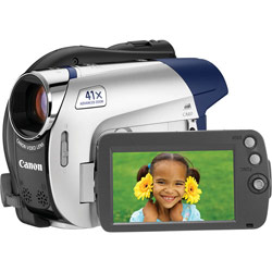 CANON USA Canon DC310 DVD Camcorder w/ 41x Advanced Zoom, Built-in Lens Cover, Image Stabilization, & Canon Exclusive- DIGIC DV II