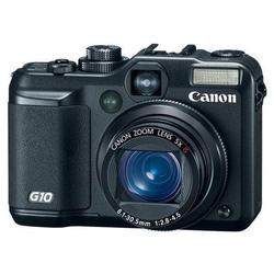 CANON USA - DIGITAL CAMERAS Canon PowerShot G10 14 Megapixel Digital Camera w/ 28mm Wide Lens, 5x Optical Zoom, 3 LCD, Face Detection & Red Eye Correction