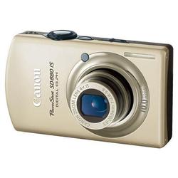 CANON USA - DIGITAL CAMERAS Canon PowerShot SD880 IS 10 Megapixel Digital Camera w/ UA Lens, 4x Optical Zoom, 28mm Wide Lens, Optical Image Stabilizer, & PureColor II 3 LCD - Gold