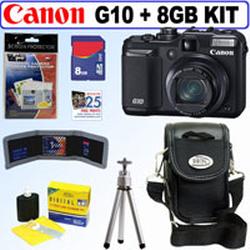 Canon Powershot G10 14.7MP Digital Camera + 8GB Accessory Kit