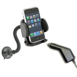 Eforcity Car Mount Holder / Charger For HTC SPRINT MOGUL 6800, Motorola Q9m / Q9c / Q2/ W385, 5800 / Fusion