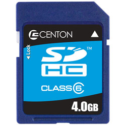 Centon Electronics Centon 4GB SDHC Card Class 6
