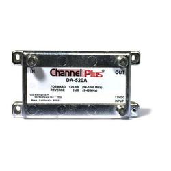 Channel Plus DA-520A 20dB Bi-directional RF Amplifier