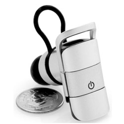 Cirago HS-450 Mini Bluetooth Headset - Silver