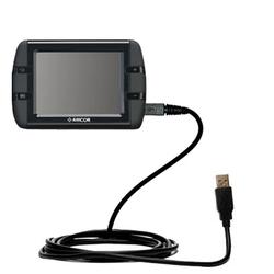 Gomadic Classic Straight USB Cable for the Amcor Navigation 3500 with Power Hot Sync and Charge capabilities