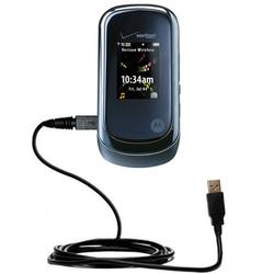 Gomadic Classic Straight USB Cable for the Motorola Rapture with Power Hot Sync and Charge capabilities - Go