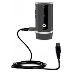 Gomadic Classic Straight USB Cable for the Motorola W375 with Power Hot Sync and Charge capabilities - Gomad