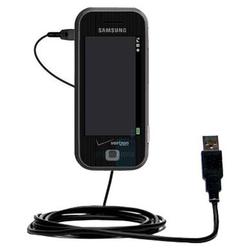 Gomadic Classic Straight USB Cable for the Samsung SCH-U940 with Power Hot Sync and Charge capabilities - Go