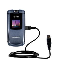 Gomadic Classic Straight USB Cable for the Samsung SGH-A747 with Power Hot Sync and Charge capabilities - Go