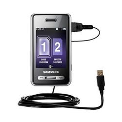 Gomadic Classic Straight USB Cable for the Samsung SGH-D980 DUOS with Power Hot Sync and Charge capabilities