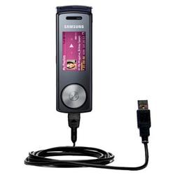 Gomadic Classic Straight USB Cable for the Samsung SGH-F200 with Power Hot Sync and Charge capabilities - Go