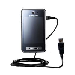 Gomadic Classic Straight USB Cable for the Samsung SGH-F480 with Power Hot Sync and Charge capabilities - Go