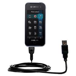 Gomadic Classic Straight USB Cable for the Samsung SGH-F700 with Power Hot Sync and Charge capabilities - Go