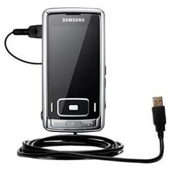 Gomadic Classic Straight USB Cable for the Samsung SGH-G800 with Power Hot Sync and Charge capabilities - Go