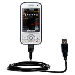 Gomadic Classic Straight USB Cable for the Samsung SGH-i450 with Power Hot Sync and Charge capabilities - Go