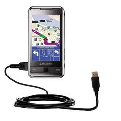 Gomadic Classic Straight USB Cable for the Samsung SGH-i900 with Power Hot Sync and Charge capabilities - Go