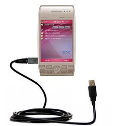 Gomadic Classic Straight USB Cable for the Sharp Willcom WS003SH with Power Hot Sync and Charge capabilities