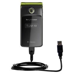 Gomadic Classic Straight USB Cable for the Sony Ericsson TM506 with Power Hot Sync and Charge capabilities -