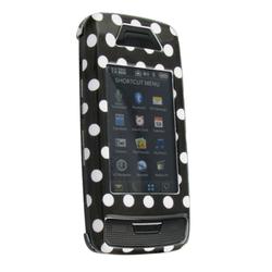 Eforcity Clip On Case for LG VX10000 Voyage, Black w/ White Dots by Eforcity