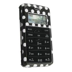 Eforcity Clip On Case for LG VX9100 EnV2, Black w/ White Dots by Eforcity