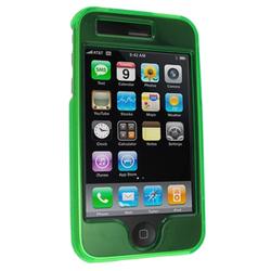 Eforcity Clip On Crystal Case for Apple iPhone 3G, Clear Green by Eforcity
