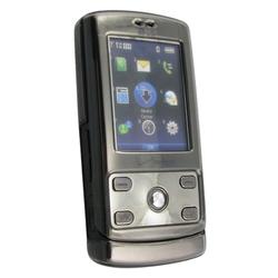 Eforcity Clip On Crystal Case for LG Decoy VX8610, Clear Smoke by Eforcity