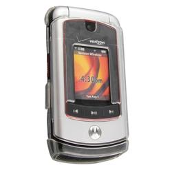 Eforcity Clip On Crystal Case for Motorola Adventure V750, Clear - by Eforcity